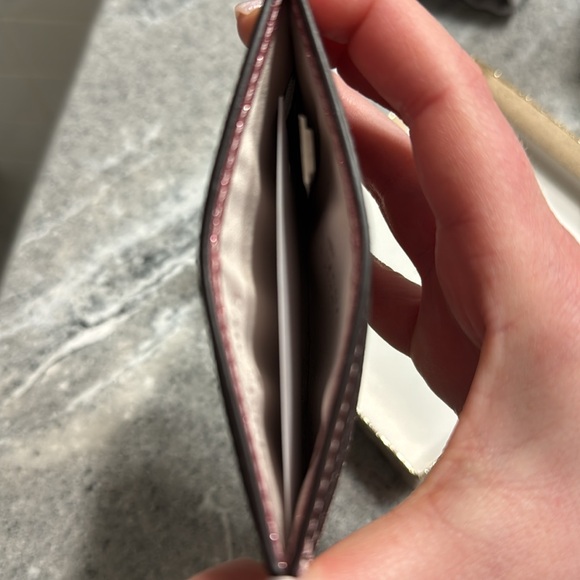 Pink glitter Kate spade card holder - Picture 3 of 5